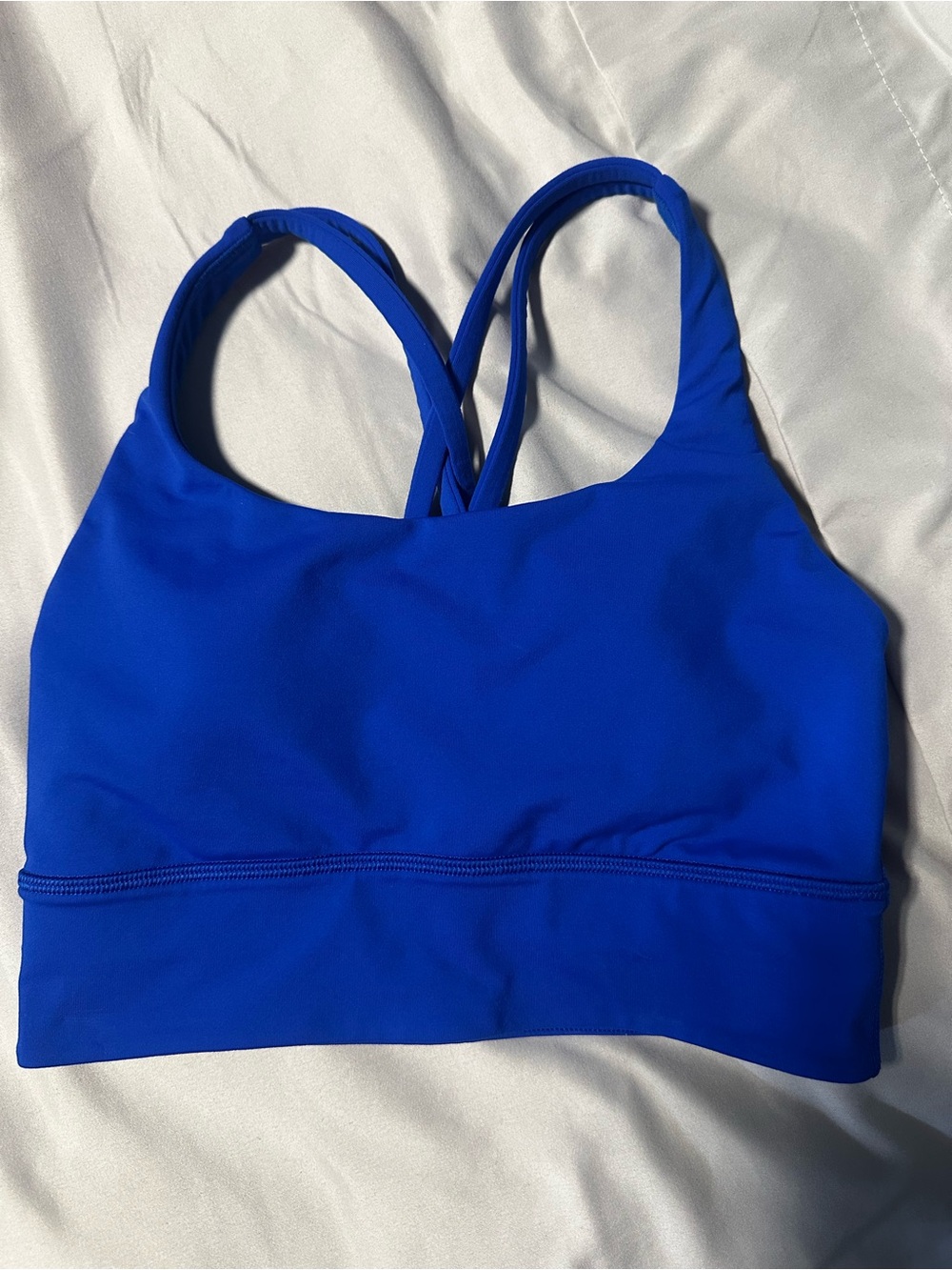 lululemon Royal Blue Strappy Sports Bra